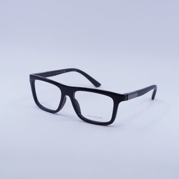 Gucci GG1737O 001 Eyeglasses Black 54mm Rectangle Frame - Picture 8 of 11